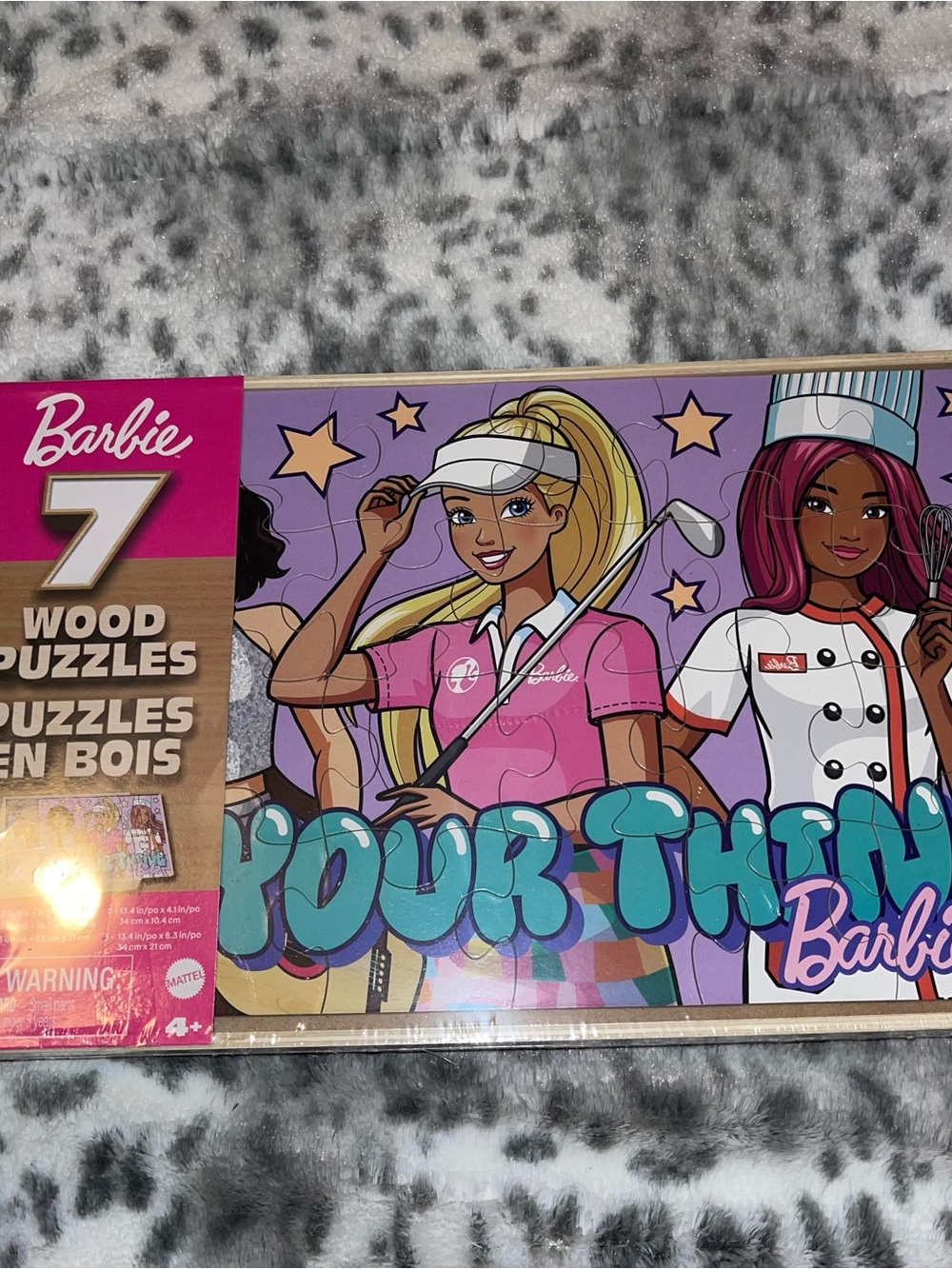 Spin master wood puzzle set
